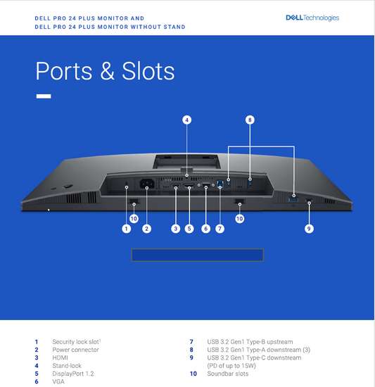 DELL 24" MONITOR - P2425H
